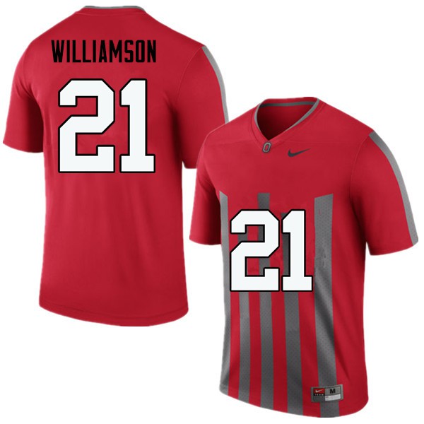 Ohio State Buckeyes #21 Marcus Williamson Men Official Jersey Throwback OSU41295